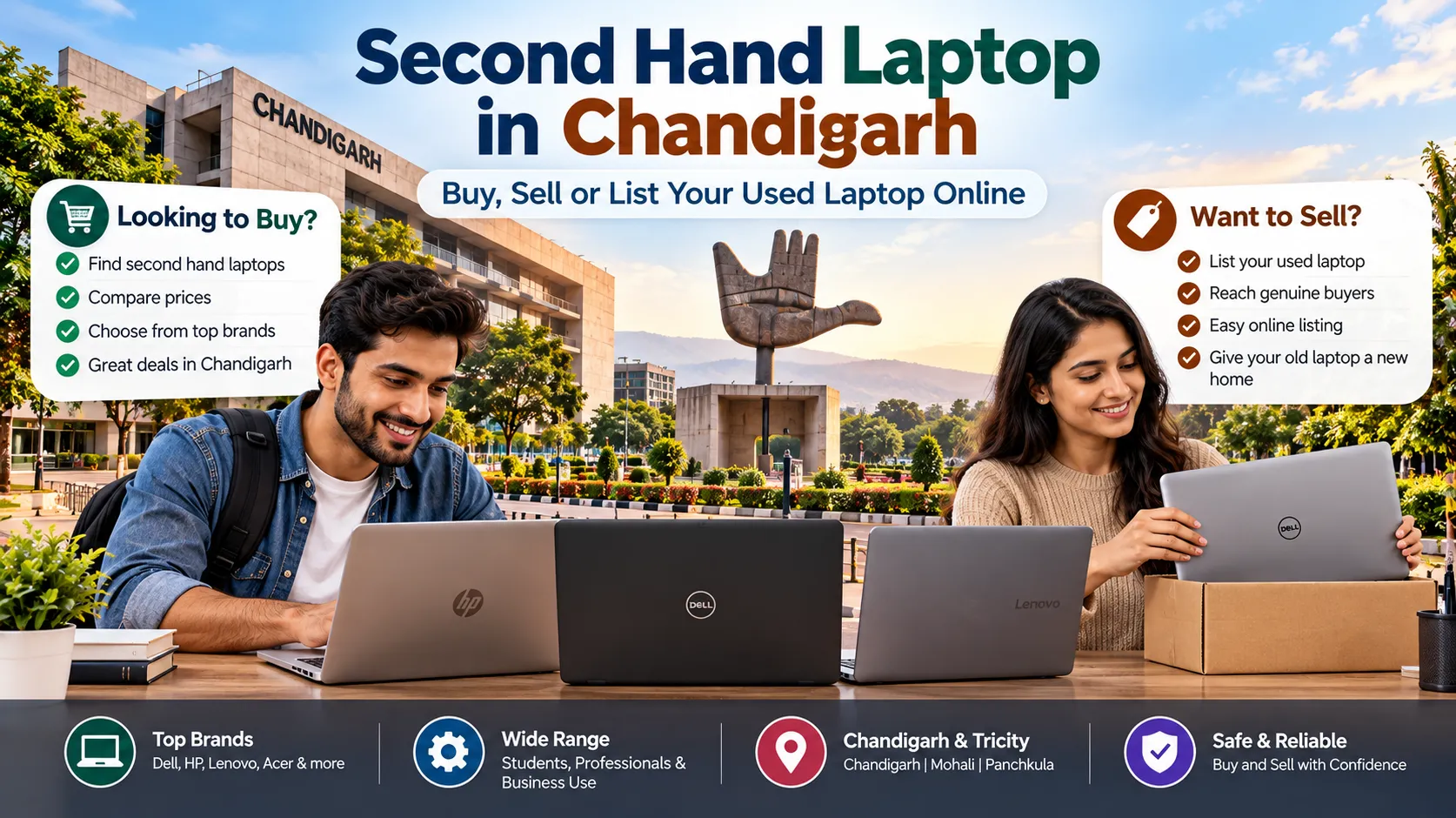Second Hand Laptop in Chandigarh: Buy, Sell or List Your Used Laptop Online